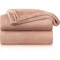 Blumtal Kuscheldecke, Hellrosa, Textil, Rechteckig, 130x150 cm, Wohntextilien, Decken, Kuscheldecken