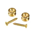 Planet Waves PWEP302 2 Solid Brass Guitar Strap End Pins Brass