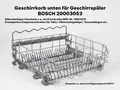 Geschirrkorb unten BOSCH 20003053 436717 Unterkorb Geschirrspüler Korb 525x515mm