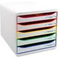 2-20x EXACOMPTA Schubladenbox BIG-BOX PLUS, 5 Schübe, harlekin SPARE BIS ZU 10%