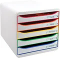 Exacompta 309913D Organizer mit Schubladen für Dokumente