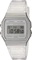 Casio Timeless Unisex Digitaluhr In Transparent Weiß F-91WS-7EF