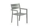 Brafab Delia Armlehnstuhl, Aluminium Nordic green, stapelbar 7393260056836