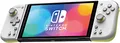 HORI Nintendo Switch Split Pad Compact (Hellgrau x Gelb) Ergonomischer Controller für den Handheld-Modus - Offiziell lizenziert -(OLED-Modell)