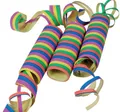 3 bis 60x PAPSTAR Luftschlangen "Stripes", aus Papier, 5 Farben SPARE BIS ZU 66%