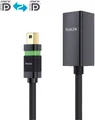 PURE ULS2300-010 - MiniDP 1.2 Stecker auf Buchse, Ultimate Serie, schwarz, 1,0 m