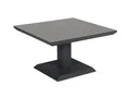 Brafab Heis Loungetisch schwarz, 79x79cm Aluminium schwarz hĂ¶henverstellbar 48-68cm 7393260053316