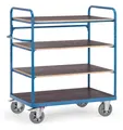 fetra 18202, Stahl, Transportwagen, Blau, 1200 kg, 4 Rad/Räder, 20 cm