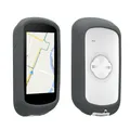 kwmobile Hülle kompatibel mit Garmin Edge Explore 2 - Silikon GPS Fahrrad Case Schutzhülle - in Stone Dust