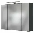 HELD MÖBEL Spiegelschrank Baabe 80 cm graphit