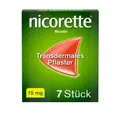 nicorette TX Pflaster 15mg Nikotin zur Rauchentwöhnung 7 St