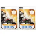 2x Philips Vision 1St. H11 12V 55W PGj19-2 Blister Birne