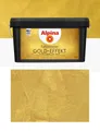 Alpina Wandfarbe Farbrezepte 4 Liter Gold-Effekt Komplett-Set