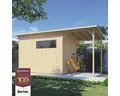 Gartenhaus Bertilo Fineline Rhombusprofil Modern 4 Plus inkl. Schleppdach 501 x
