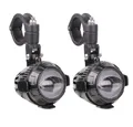 Lumitecs LED Scheinwerfer LED Zusatzscheinwerfer Paar mit Sturzbügel Halterung MS1 mit ECE
