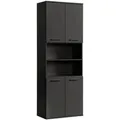 mokebo Bad Hochschrank Der Kapitän Badezimmerschrank in 180x65x34 HxBxT in cm in Anthrazit