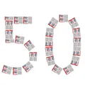 Novus Standardheftklammer 24/6, verzinkt, 1000 Stück pro Packung (50x1000), 6mm, für Papierstapel bis 25 Blatt