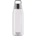 Sigg - Tritan Trinkflasche - Total Color ONE Transparent - Für Kohlensäurehaltige Getränke Geeignet - Spülmaschinenfest - Auslaufsicher - Leicht - BPA-frei - 1L