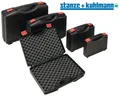 Kunststoffkoffer - Werkzeugkoffer schwarz L395xB295xH106m mit Schaumstoffeinlage