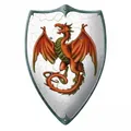 holzspielerei Ritterschild - Drache 279430
