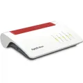 AVM FRITZ!Box 7590 AX WLAN-Router weiß/rot Digital-DECT Mesh-Master-Funktion NEU