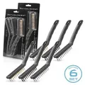 STAHLWERK Drahtbürsten Set 220 mm (9 Zoll) 6-teiliger Bürstensatz