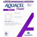 Aquacel Foam Adhäsiv 8x8 cm Verband 10 ST