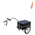 Fahrradanhänger Handwagen FISCHER Lastenanhänger "Profi Plus III" 26-28" 49L Box