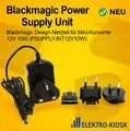Blackmagic Power Supply Converter Netzteil  12V 10W ( PSUPPLY-INT12V10W ) ✅ NEU