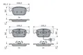0 986 424 433 BOSCH Bremsbelagsatz, Scheibenbremse für AUDI