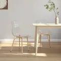vidaXL Esszimmerstühle 2 Stk. Transparent PET