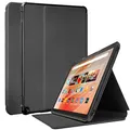 TOKILO Hülle für Fire HD 10" Tablet (13th Gen, 2023 Release), Soft PU Leder Case Stand Auto Wake/Sleep für LG 10 Tablet, Nicht für Fire HD 10 2021 Release, Schwarz