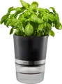 Kräutertopf GEFU "Botanico", schwarz, B:14,3cm H:18,5cm Ø:14,3cm