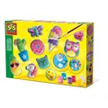 SES Creative | Gipsfiguren Set für Kinder | Bastelset mit Formen, Gips & Farben | Gießen und Bemalen Figuren | Kreatives Spielzeug ab 5 Jahre | DIY Set für Zuhause | Geschenkidee Kinder Kreativ