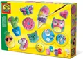 Gipsfiguren Set für Kinder | Bastelset mit Formen, Gips & Farben | ab 5 Jahre