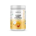 Nutri + Clear Vhey - Clear Vegan Protein Mango Maracuja - erfrischendes, veganes Eiweißpulver ohne Soja, Gluten, Laktose, Zucker - 400 g Proteinpulver