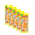 5x WunderBaum Geruchskiller Lufterfrischer Duftbaum Orange Juice 1er Pack