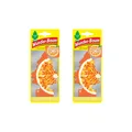 2x WunderBaum Geruchskiller Lufterfrischer Duftbaum Orange Juice 1er Pack