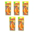 5x Wunderbaum Orange Juice Baum Autoduft Auto Lufterfrischer Spiegel Raumduft