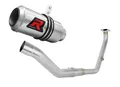 DOMINATOR Auspuffanlagen Schalldämpfer GP kompatibel mit MT 125 2021-2022