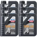 LIQUI MOLY Motorbike 4T 10W-40 6Liter Offroad Motorrad Motoröl API SL JASMO MA2