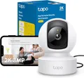Tapo TP-Link C212 360° WLAN Überwachungskamera, Ethernet/Wi-Fi-Anschluss,2K Auflösung, Bewegungsverfolgung, Nachtsicht, Zwei-Wege-Audio, kompatibel mit Alexa und Google Assistant, für Babys/Haustiere