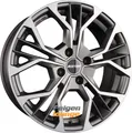 4x GMP ITALIA MATISSE Matt Anthracite Diamond 7x17 ET30 4x108