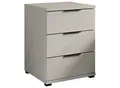 Boxxx Nachtschrank, Kaschmir, Kunststoff, 3 Schublade(n) Schubladen, 46x61x42 cm, Schlafzimmer, Nachttische