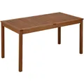 Tisch, BxHxL: 80 x 76 x 150 cm, Tischplatte: Eukalyptusholz - beige