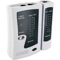 Schwaiger Netzwerkkabeltester RJ45/RJ11 weiss (Kabeltester) (NWM1 531)