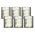 MjAMjAM - Premium Nassfutter für Hunde - leckeres Rind an gekochten Kartoffeln mit knackigen Erbsen, 6er Pack (6 x 800 g), naturbelassen mit extra viel Fleisch