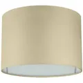 Wogati Lampenschirm Premium Hänge- und Stehlampe Lampenschirm Wogati beige|goldfarben Ø 40 cm