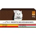 Gourmet A la Carte Katzenfutter nass, Sorten-Mix, 60er Pack (60 x 85g)