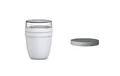 Mepal - Lunchpot Switch Ellipse - mach aus deinem Lunchpot einen Snackpot - Praktischer Müslibecher - Geeignet für Tiefkühler, Mikrowelle & Spülmachine - Cool Grey